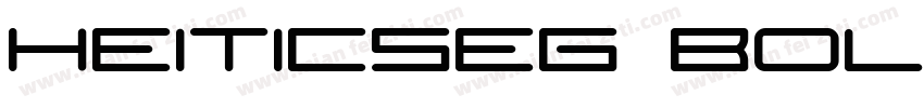 heiticseg bold字体转换